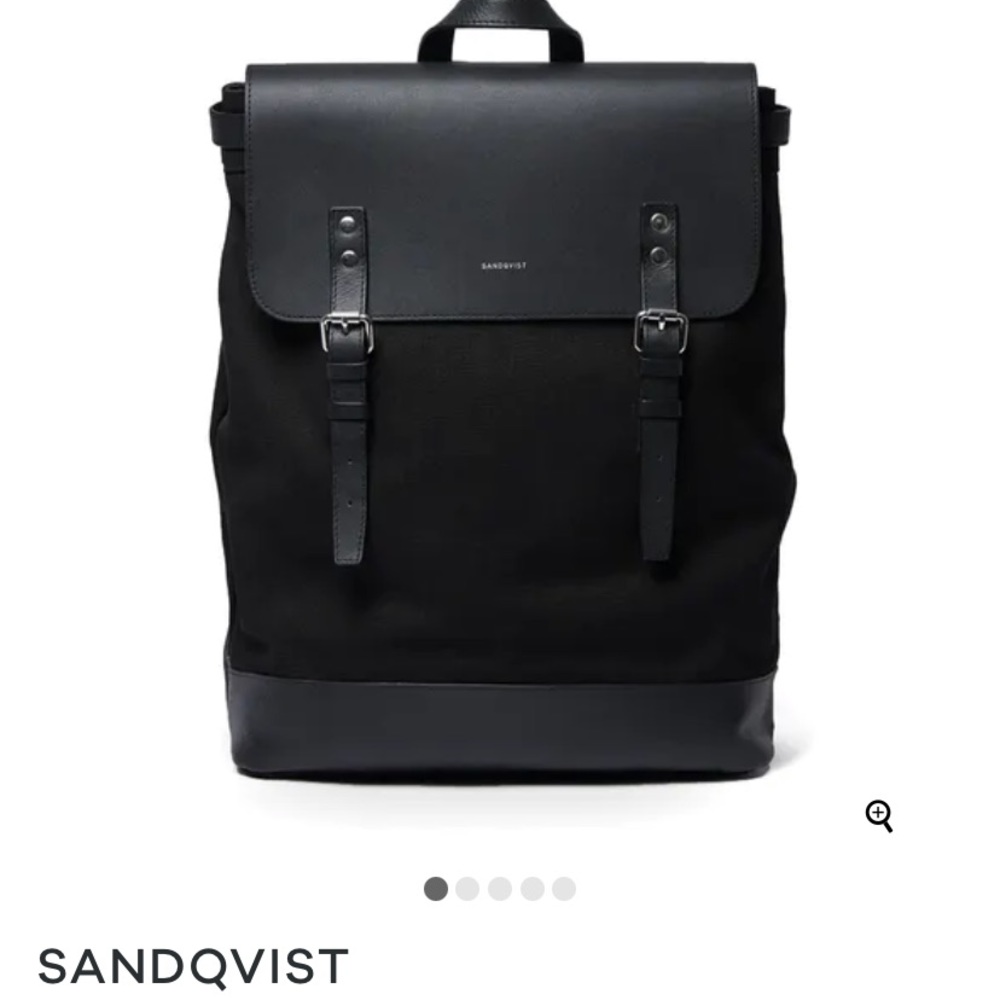 Sandqvisit leather backpack